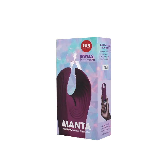 Male Sex Toys Fun Factory Fun Factory Jewels Manta Vibrating Stroker