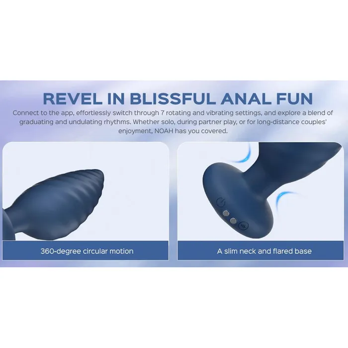 Male Sex Toys Honey Play Box Noah AppControlled Rotating Anal Plug