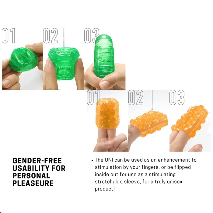 Male Sex Toys Tenga Uni Unisex Universal Masturbator for Men and Women Emerald FRISKY BUSINESS SG