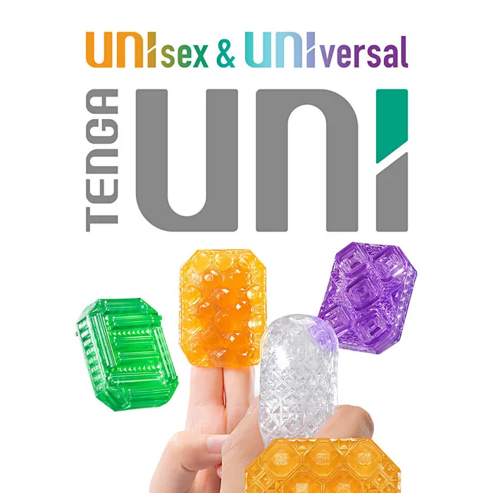Male Sex Toys Tenga Uni Unisex Universal Masturbator for Men and Women Emerald FRISKY BUSINESS SG