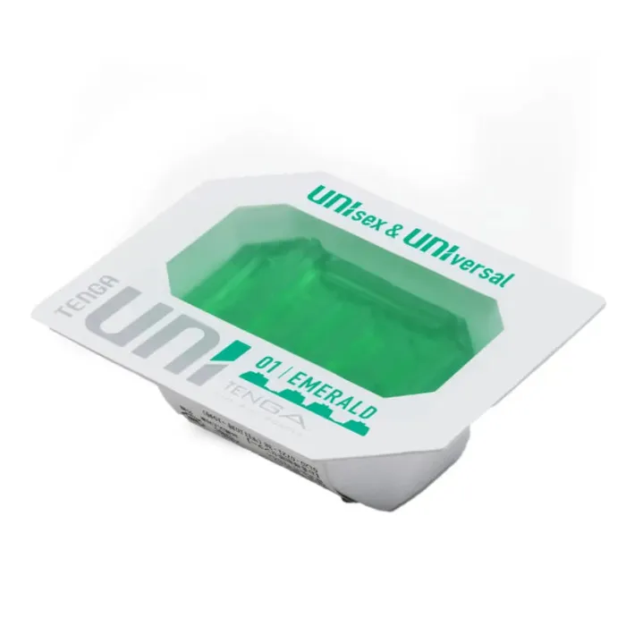 Male Sex Toys Tenga Uni Unisex Universal Masturbator for Men and Women Emerald FRISKY BUSINESS SG