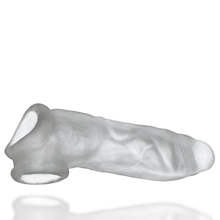 Oxballs Dicker Extending Cock Sheath Clear Ice Oxballs Dildos