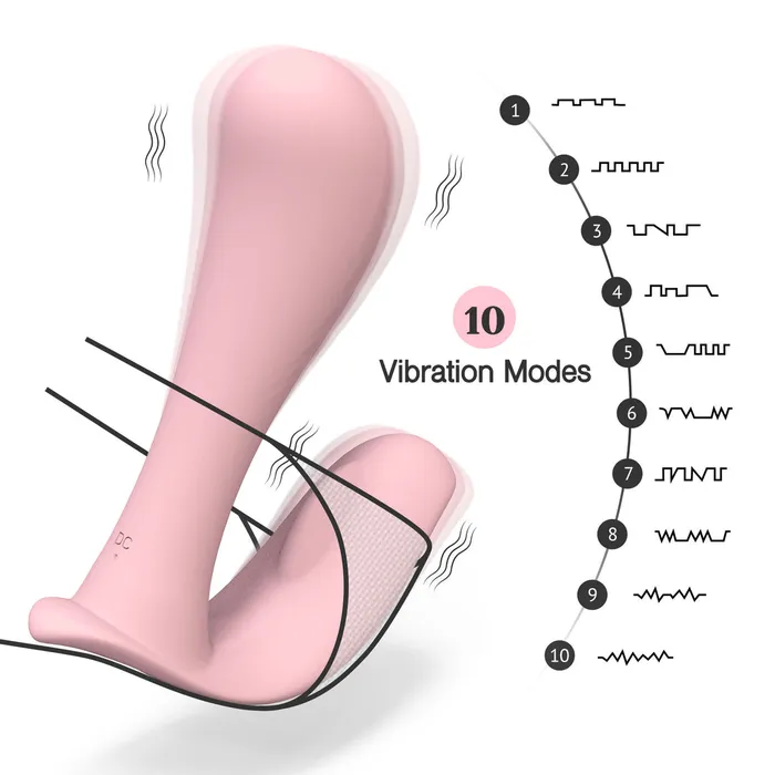 Tracys Dog Wearable Panty Vibrator with Wireless Pink Female Sex Toys