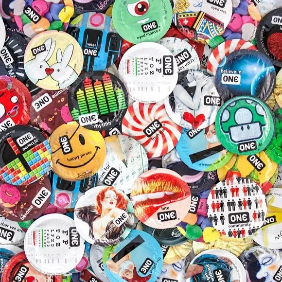 Vibrators ONE Glowing Pleasures Condoms Bulk Each One Vibrators ONE Glowing Pleasures Condoms Bulk Each One