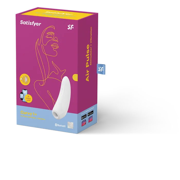 Vibrators Satisfyer Satisfyer Curvy App Controlled Vibrator ORGASM GUARANTEE