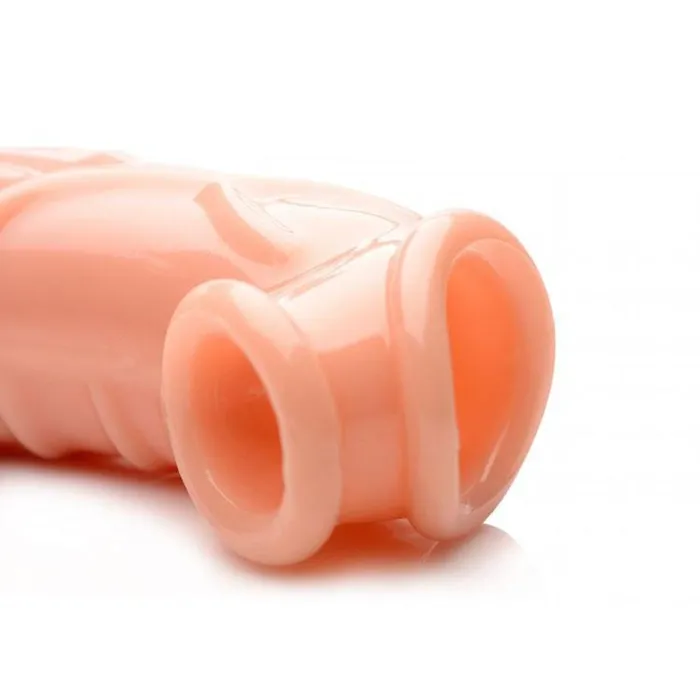 XR Brands Male Sex Toys Size Matters 2 Flesh Penis Extender Sleeve