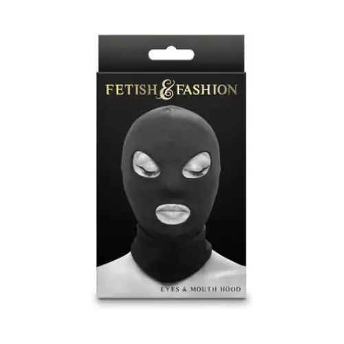Anal NS Novelties FetishFashion EyesMouth Hood Black