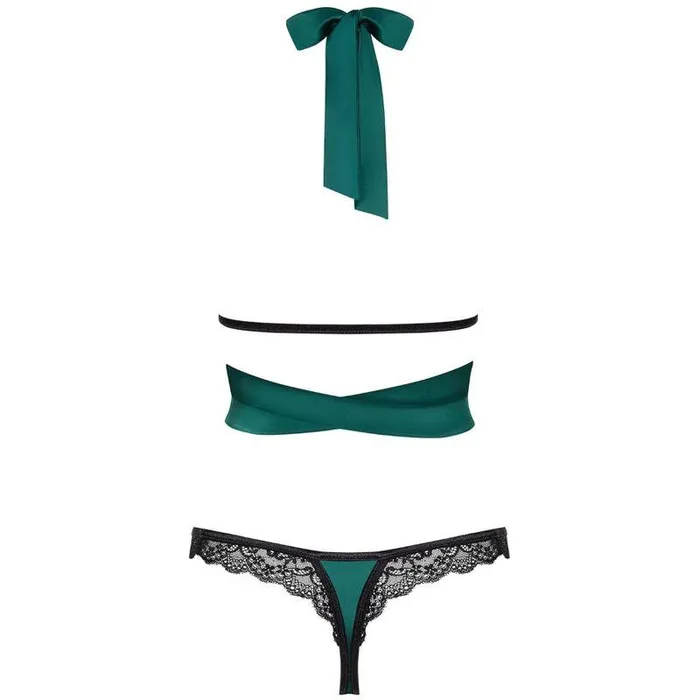 Anal Obsessive Obsessive Sensuelia Two Pieces Set Green SM