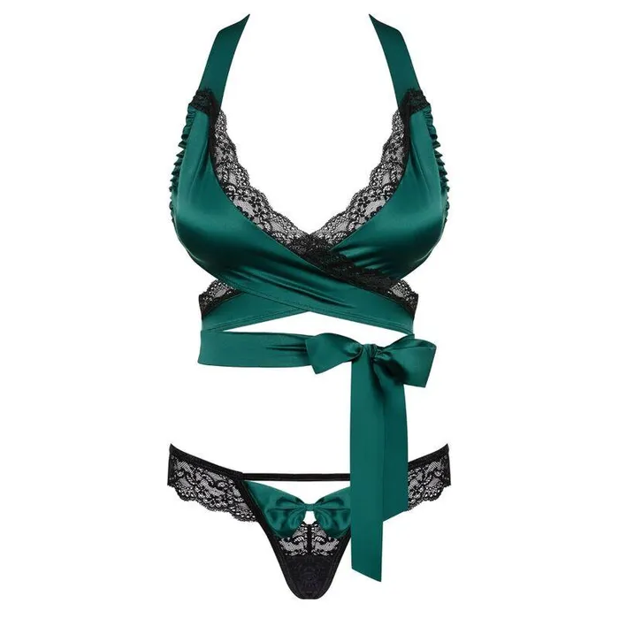 Anal Obsessive Obsessive Sensuelia Two Pieces Set Green SM