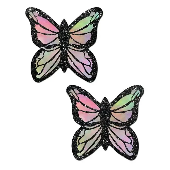 Anal Pastease Pastease Glitter Butterfly Pasties Pastel Rainbow