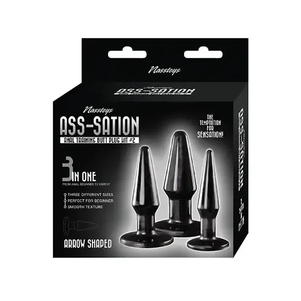 AssSation Kit 2 Black Novelties By Nasswalk Anal