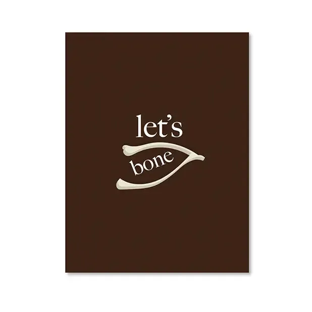 bone Greeting Card KushKards Vibrators