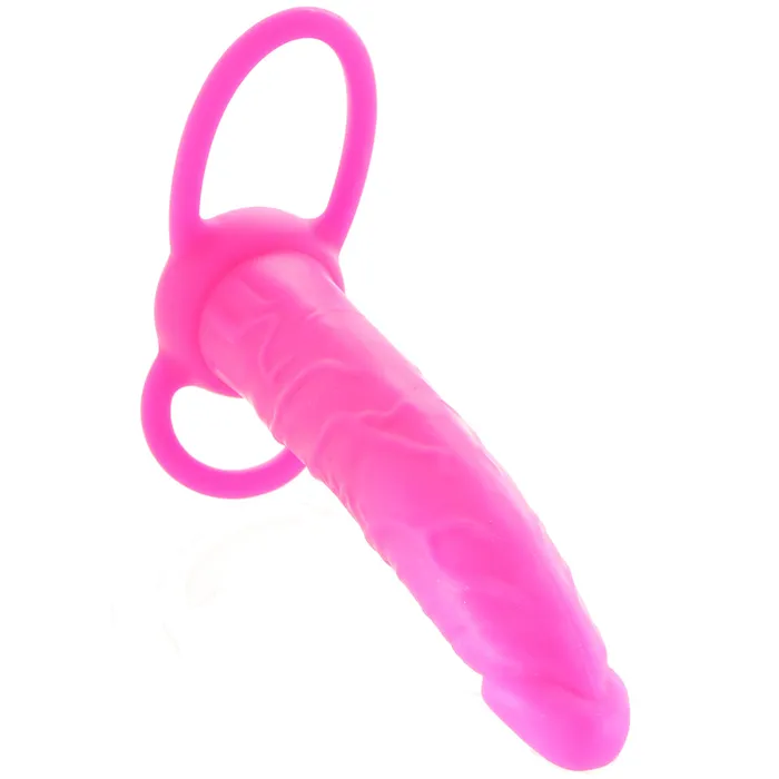 CalExotics Dildos Silicone Love Rider Dual Penetrator in Pink CalExotics Dildos Silicone Love Rider Dual Penetrator in Pink