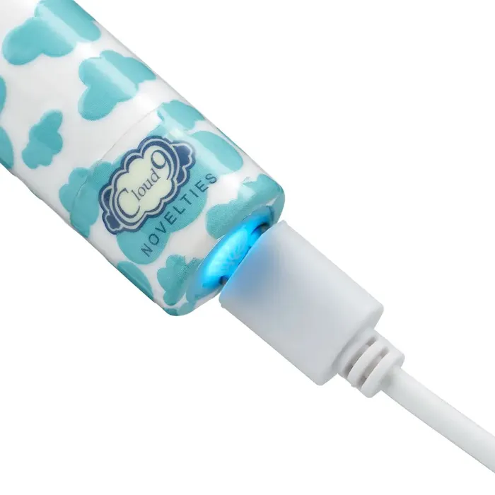 Cloud 9 Novelties Vibrators Slim Vibe Whiteblue Cloud