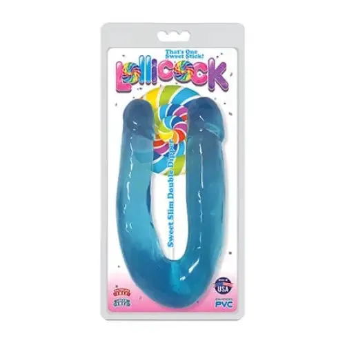Curve Toys Dildos Lollicock Sweet Slim Double Dipper Berry