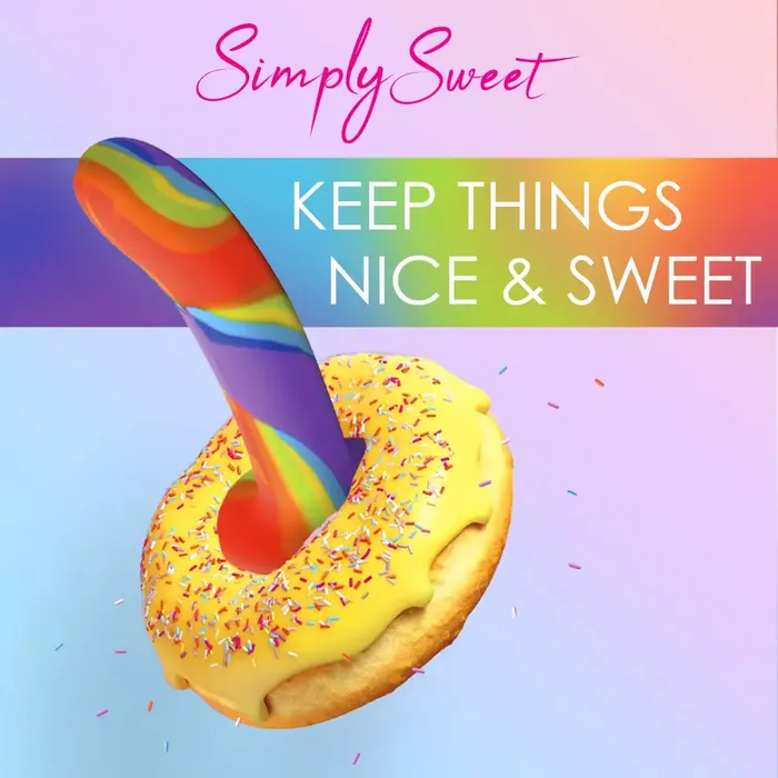 Curve Toys Dildos Rainbow Silicone Dildo