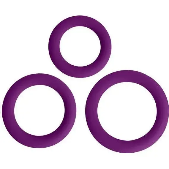 Dildos Curve Toys Gossip Love Ring Trio Silicone Cockring 3Pack Violet Curve Toys Dildos Curve Toys Gossip Love Ring Trio Silicone Cockring 3Pack Violet Curve Toys