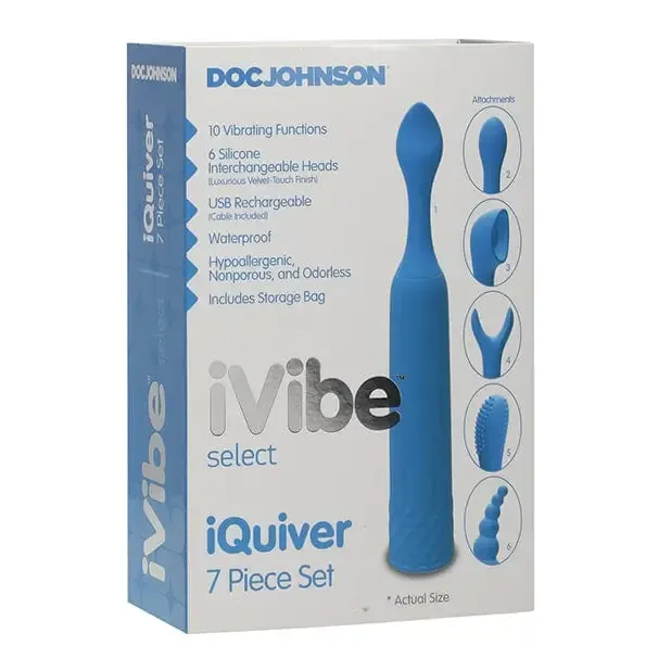 Doc Johnson Couples Ivibe Iquiver 7 Piece Set Doc Johnson Couples Ivibe Iquiver 7 Piece Set