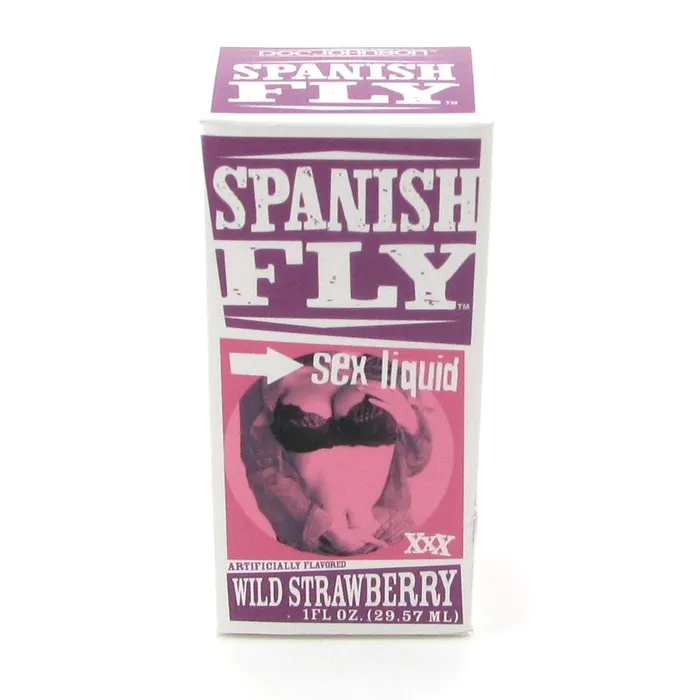 Doc Johnson Female Sex Toys Spanish Fly Sex Liquid 1oz in Strawberry