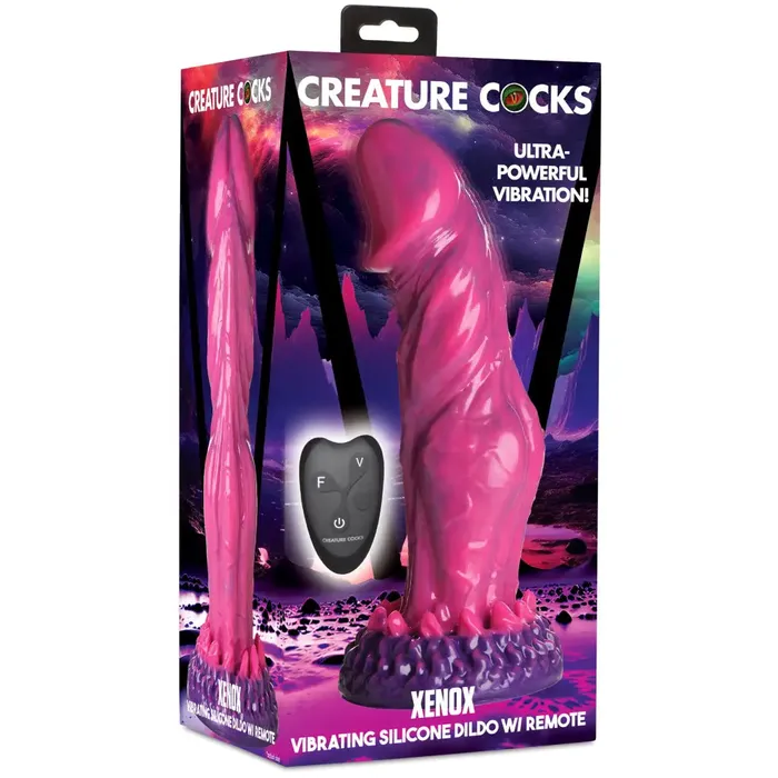 Female Sex Toys Creature Cocks Creature Cocks Xenox Vibrating Silicone Dildo With Remote