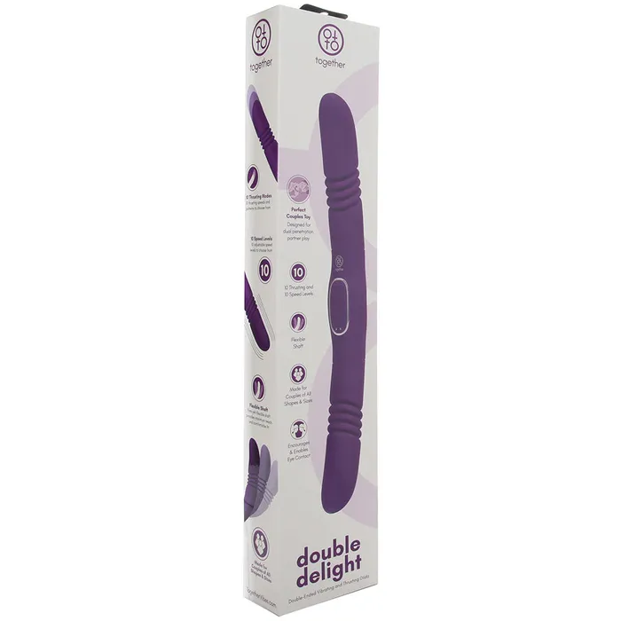 Female Sex Toys Electric Eel Together Double Delight Vibrating Thrusting Dildo