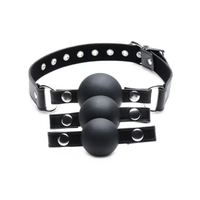 Interchangeable Silicone Ball Gag Set STRICT Male Sex Toys