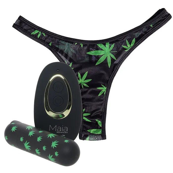 Maia Female Sex Toys Date Night 420 Remote Panty Vibe XL