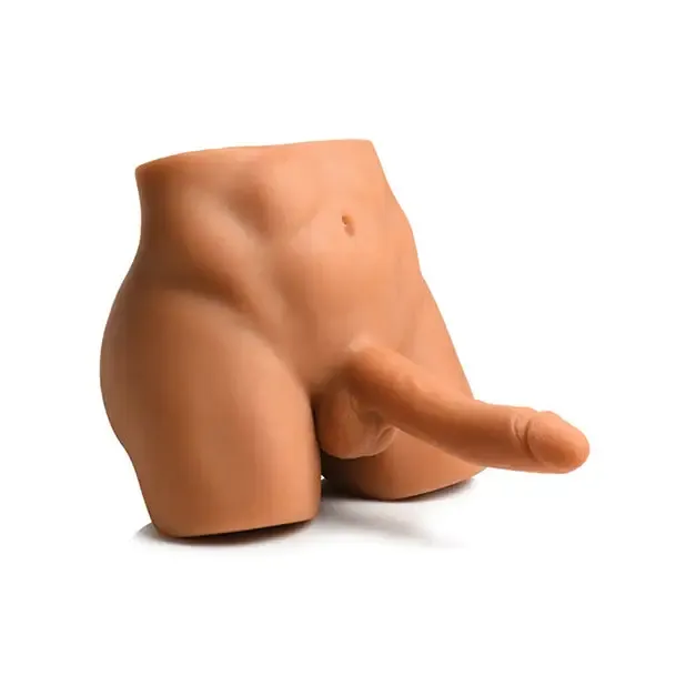 Male Sex Toys Curve Toys Jock Male Masturbator With Thrusting Dildo