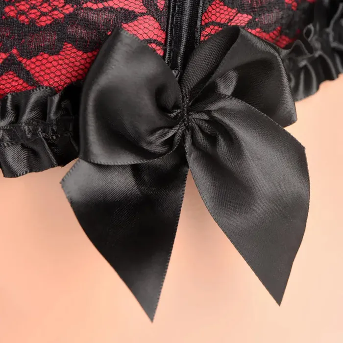 Male Sex Toys Master Series Scarlet Seduction Laceup Corset And Thong Master Series