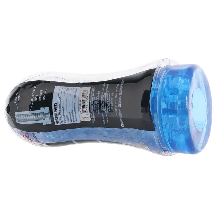 Male Sex Toys Shots Toys Easy Rider Clear Blue Masturbator