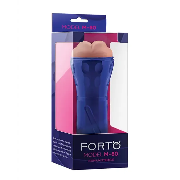 Male Sex Toys Vvole Forto Model M80 HardSide Mouth Masturbator Light