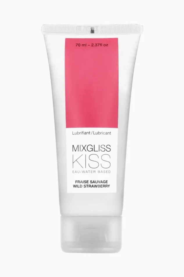 Mixgliss Lubricants Kiss Wild Strawberry Waterbased Lubricant