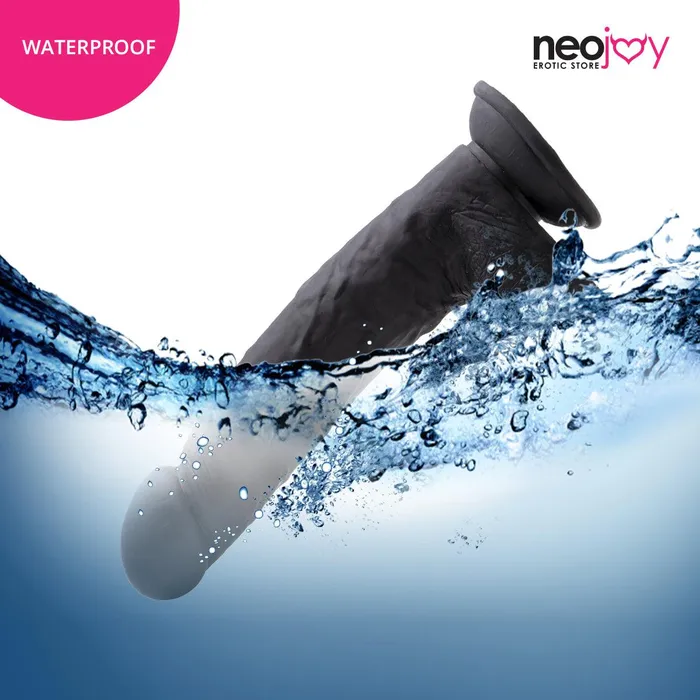 Neojoy Girthy Lover Dildo With StrapOn Dong Black 25cm 98 inch Neojoy Female Sex Toys