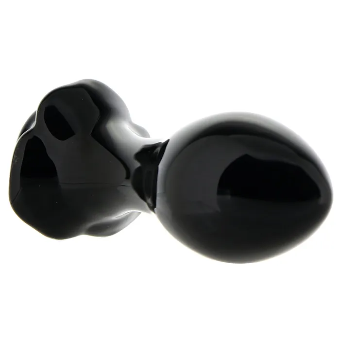 ns novelties Anal Crystal Glass Rose Plug in Black ns novelties Anal Crystal Glass Rose Plug in Black