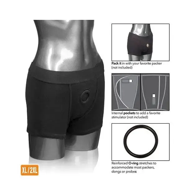 Packer Gear Boxer Brief Harness by CalExotics CalExotics Female Sex Toys Packer Gear Boxer Brief Harness by CalExotics CalExotics Female Sex Toys
