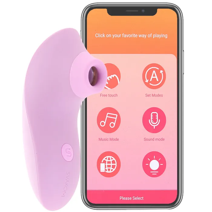 Pulse Lite Neo Suction Stimulator with App in Lavender Svakom Female Sex Toys Pulse Lite Neo Suction Stimulator with App in Lavender Svakom Female Sex Toys