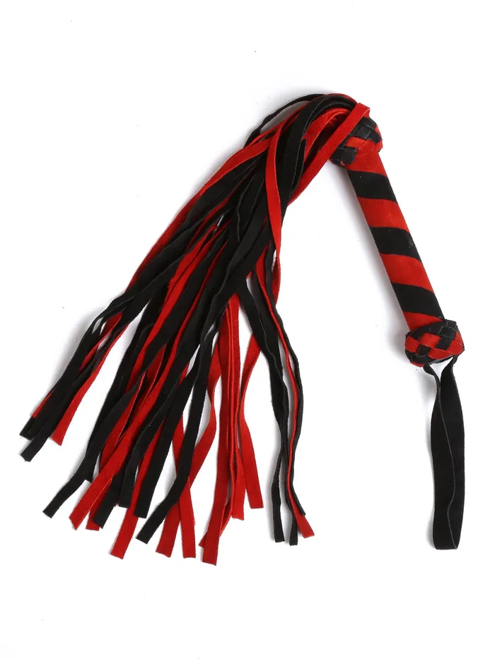 Red Black Suede Flogger HonourSkintwocom Anal