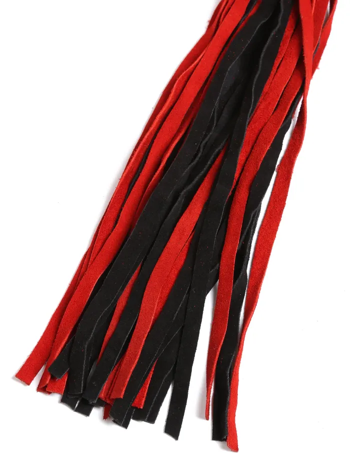 Red Black Suede Flogger HonourSkintwocom Anal Red Black Suede Flogger HonourSkintwocom Anal