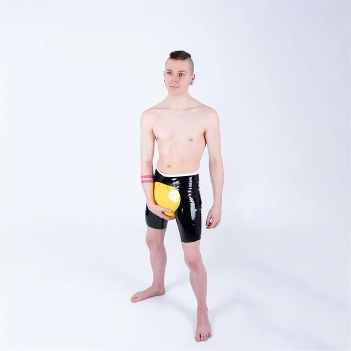 REGULATION Dildos FILABL Rubber Shorts BlackSemitrans yellow