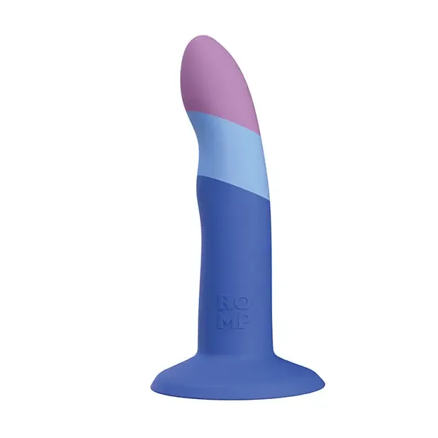ROMP Piccolo 3 Color Dildo Blue Wow Tech Dildos ROMP Piccolo 3 Color Dildo Blue Wow Tech Dildos