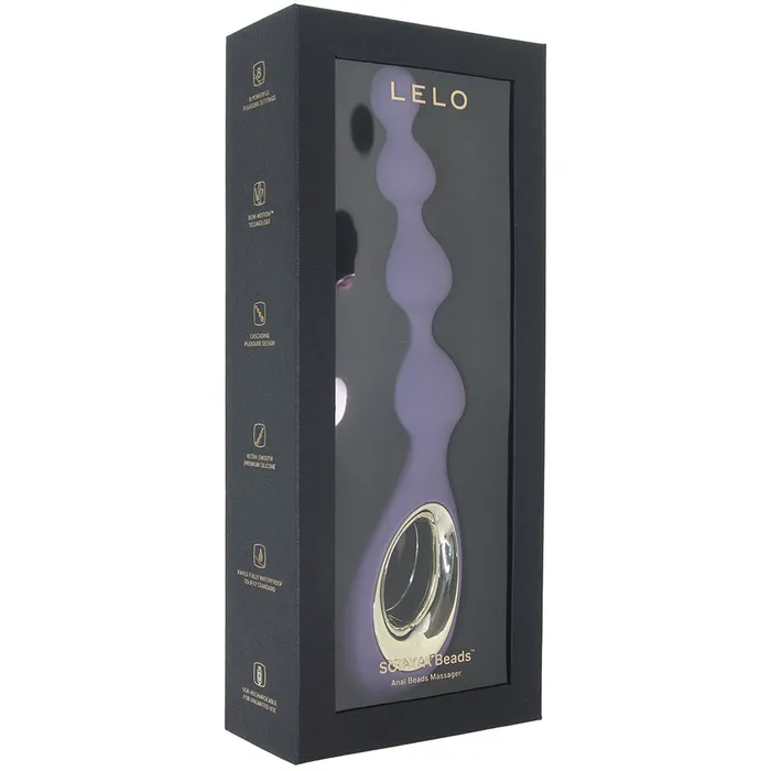 Soraya Anal Beads Massager in Violet Dusk Lelo Anal