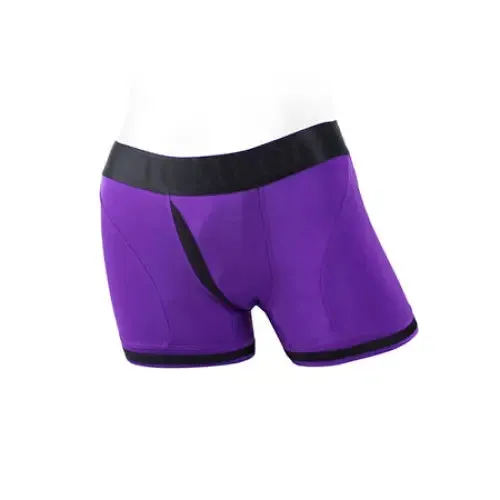 SpareParts Tomboii Nylon Boxer Briefs Harness PurpleBlack Size S SpareParts Hardware Vibrators SpareParts Tomboii Nylon Boxer Briefs Harness PurpleBlack Size S SpareParts Hardware Vibrators