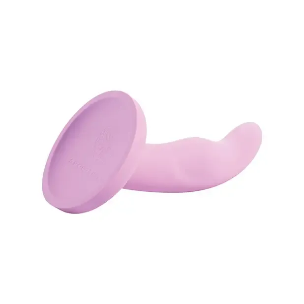 Sportsheets Female Sex Toys Sportsheets Merge Collection Lazre 6 in Silicone GSpot Dildo with Suction Cup Pink