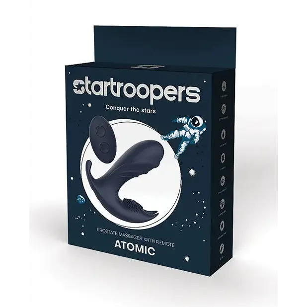 Star Troopers Atomic Prostate Massager wRemote Black XGEN Products Anal