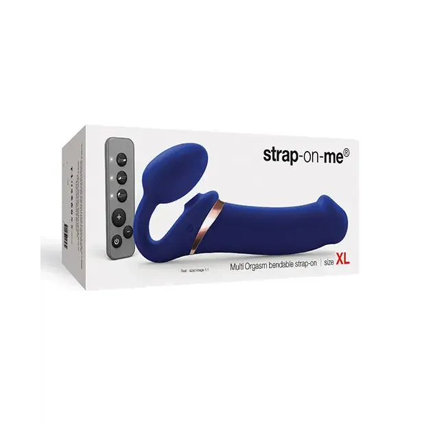 StrapOnMe Rechargeable RemoteControlled Multi Orgasm Bendable StrapOn Fuchsia XL StrapOnMe Female Sex Toys StrapOnMe Rechargeable RemoteControlled Multi Orgasm Bendable StrapOn Fuchsia XL StrapOnMe Female Sex Toys