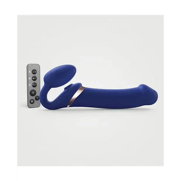 StrapOnMe Rechargeable RemoteControlled Multi Orgasm Bendable StrapOn Fuchsia XL StrapOnMe Female Sex Toys StrapOnMe Rechargeable RemoteControlled Multi Orgasm Bendable StrapOn Fuchsia XL StrapOnMe Female Sex Toys