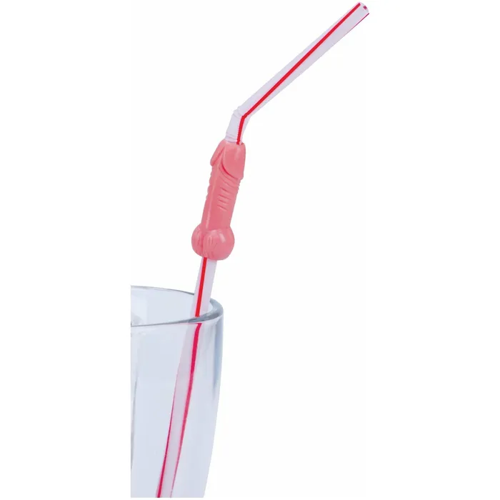 TYTF Dildos TYTF Bendable Willy Straws Flesh 6pk TYTF Dildos TYTF Bendable Willy Straws Flesh 6pk