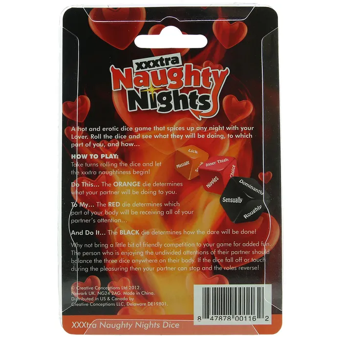 Vibrators Creative Conceptions Naughty Nights XXXtra Erotic Dare Dice Vibrators Creative Conceptions Naughty Nights XXXtra Erotic Dare Dice