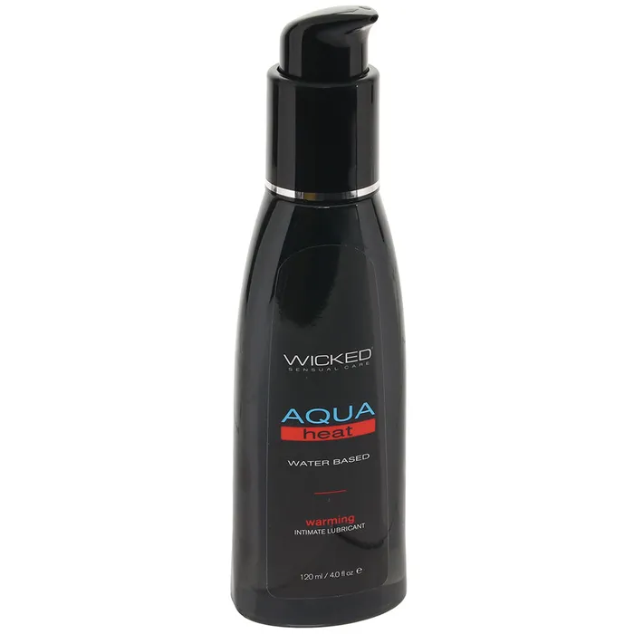 Wicked Sensual Care Aqua Heat Lube 4oz120ml in Warming Female Sex Toys