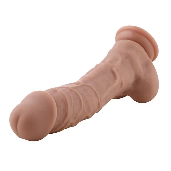 Anal HiSmith HiSmith Silicone KlicLok Dildo 91 Inch Light